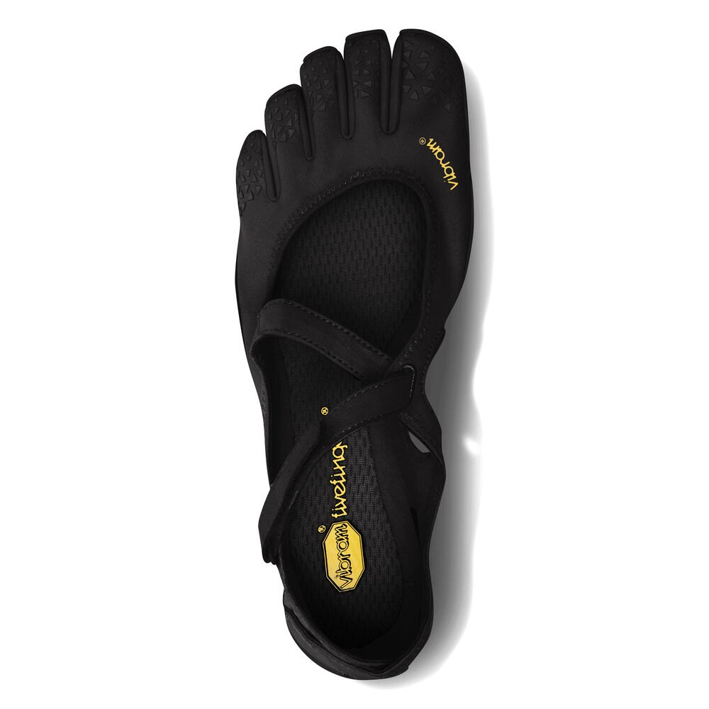 Vibram Five Fingers Womens V-Soul - Running Shoes Black - FOY851063